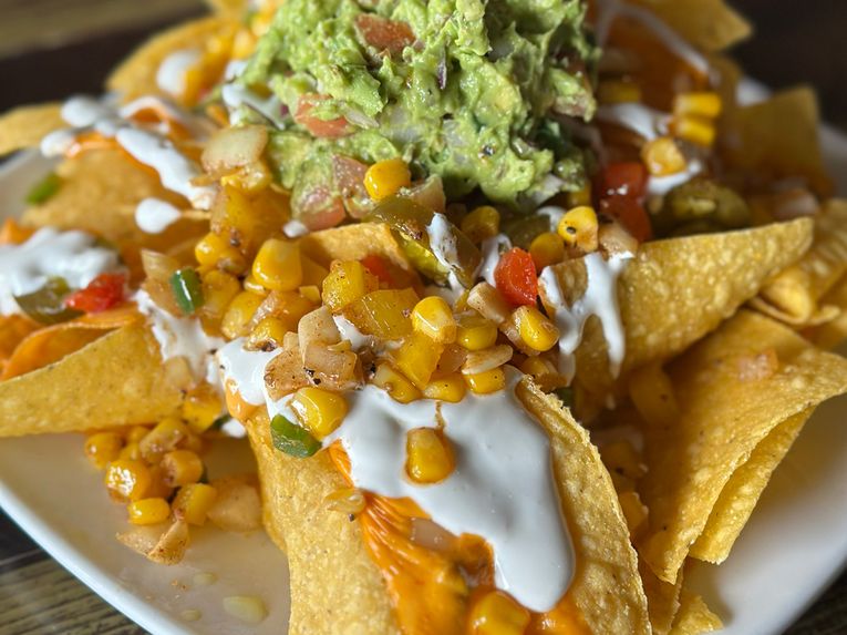 Spicy Succotash Nacho